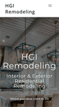 Mobile Screenshot of hgiremodeling.com